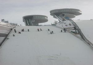 Atlama kulesinde ilk test